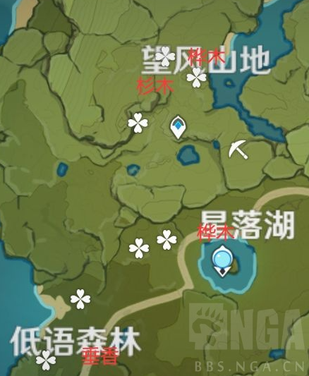  原神萃华木分布地区详细位置攻略(图2)